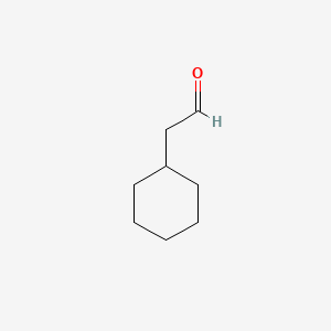 Chemical structure of 2-Cyclohexylacetaldehyde