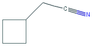 Chemical structure of 2-Cyclobutylacetonitrile