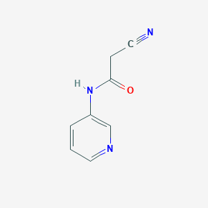 Chemical structure of 2-Cyano-N-(pyridin-3-yl)acetamide