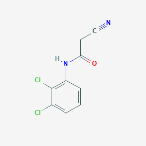 Chemical structure of 2-Cyano-N-(2,3-dichlorophenyl)acetamide