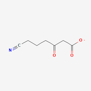 Chemical structure of 2-Cyanoethyl 3-Oxobutyrate