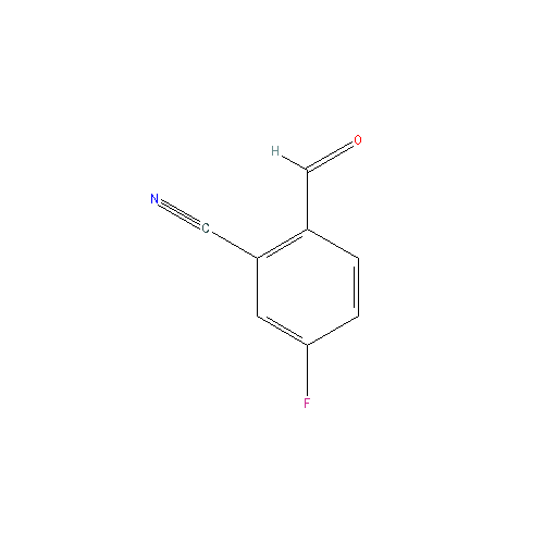Chemical structure of 2-Cyano-4-Fluorobenzaldehyde