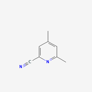 Chemical structure of 2-Cyano-4,6-dimethylpyridine