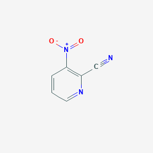 Chemical structure of 2-Cyano-3-Nitropyridine