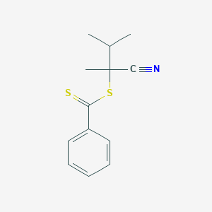 Chemical structure of 2-Cyano-3-methyl-2-butylbenzodithiolate