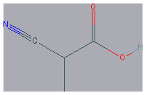 Chemical structure of 2-Cyano-3-(4-hydroxyphenyl)propanoic Acid