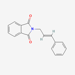 Chemical structure of N-(3-Phenylallyl)phthalimide