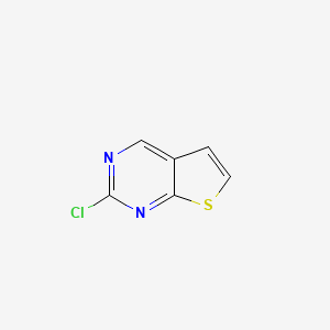 Chemical structure of 2-Chlorothieno[2,3-d]pyrimidine