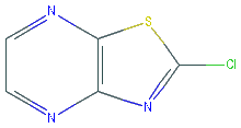 Chemical structure of 2-Chlorothiazolo[4,5-b]pyrazine
