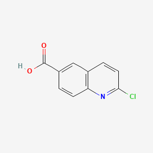 Chemical structure of 2-Chloroquinoline-6-carboxylic acid