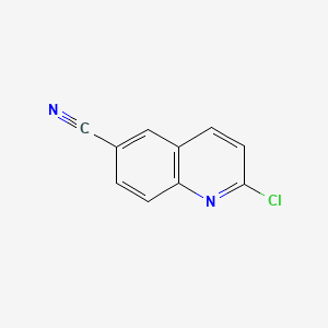 Chemical structure of 2-Chloroquinoline-6-carbonitrile