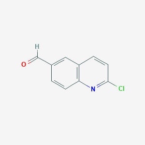 Chemical structure of 2-Chloroquinoline-6-carbaldehyde