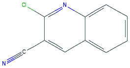 Chemical structure of 2-Chloroquinoline-3-carbonitrile