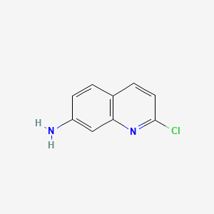 Chemical structure of 2-Chloroquinolin-7-amine