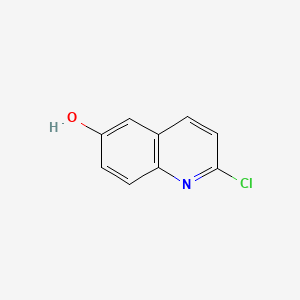 Chemical structure of 2-Chloroquinolin-6-ol