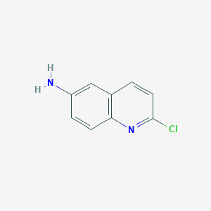 Chemical structure of 2-Chloroquinolin-6-amine