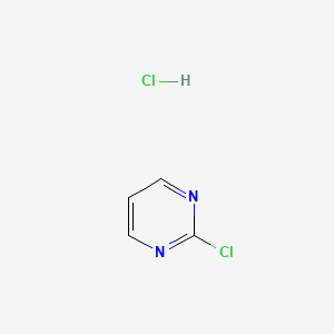 Chemical structure of 2-Chloropyrimidinehydrochloride