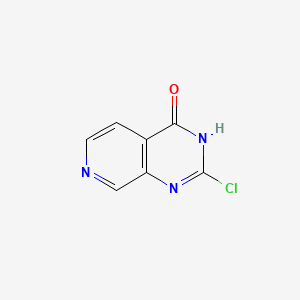 Chemical structure of 2-Chloropyrido[3,4-d]pyrimidin-4(3H)-one