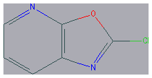 Chemical structure of 2-Chlorooxazolo[4,5-b]pyridine