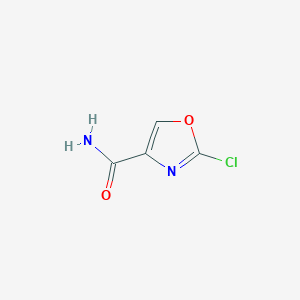 Chemical structure of 2-Chlorooxazole-4-carboxamide