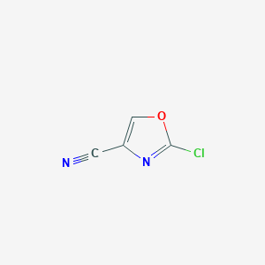 Chemical structure of 2-Chlorooxazole-4-carbonitrile