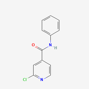 Chemical structure of 2-Chloro-N-phenylisonicotinamide
