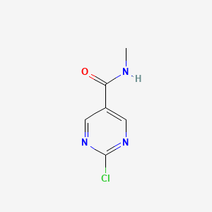 Chemical structure of 2-Chloro-N-methylpyrimidine-5-carboxamide