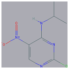 Chemical structure of 2-Chloro-N-isopropyl-5-nitropyrimidin-4-amine