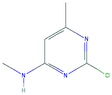 Chemical structure of 2-Chloro-N,6-dimethylpyrimidin-4-amine