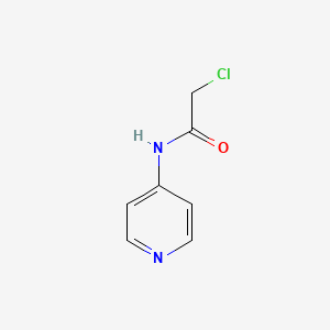 Chemical structure of 2-Chloro-N-(pyridin-4-yl)acetamide