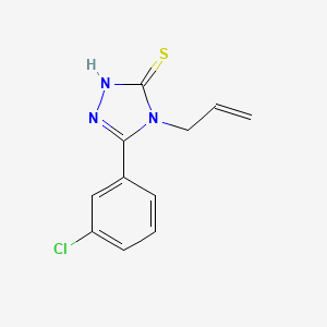 Chemical structure of 2-Chloro-N-(3-(methylthio)phenyl)pyrimidin-4-amine