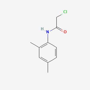 Chemical structure of 2-chloro-N-(2,4-dimethylphenyl)acetamide