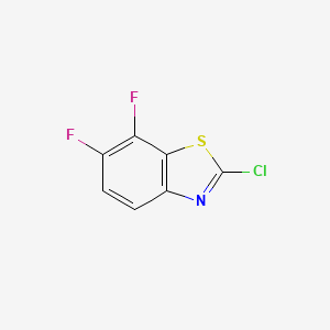 Chemical structure of 2-Chloromethyl-6-methylbenzothiazole
