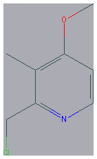 Chemical structure of 2-Chloromethyl-4-methoxy-3-methylpyridine