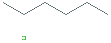 Chemical structure of 2-Chlorohexane