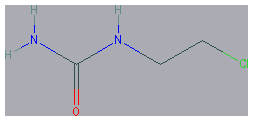 Chemical structure of 2-Chloroethylurea