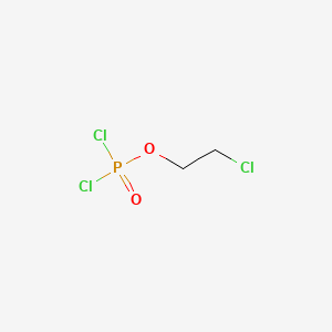 Chemical structure of 2-Chloroethylphosphoryl Dichloride