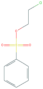 Chemical structure of 2-Chloroethyl Benzenesulfonate