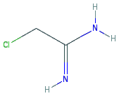 Chemical structure of 2-Chloroethanimidamide Hydrochloride