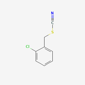 Chemical structure of 2-Chlorobenzyl Thiocyanate