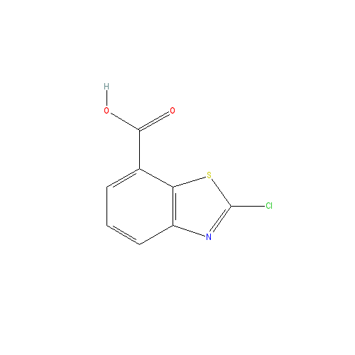 Chemical structure of 2-Chlorobenzo[d]thiazole-7-carboxylic acid