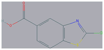 Chemical structure of 2-Chlorobenzo[d]thiazole-5-carboxylic acid
