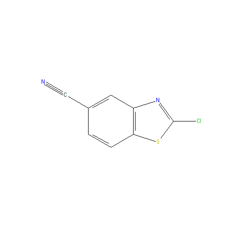 Chemical structure of 2-Chlorobenzo[d]thiazole-5-carbonitrile