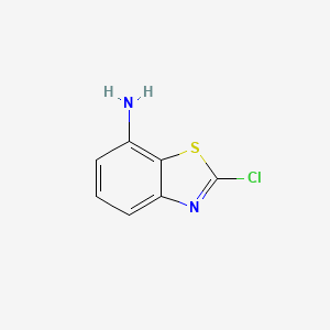 Chemical structure of 2-Chlorobenzo[d]thiazol-7-amine