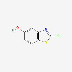 Chemical structure of 2-Chlorobenzo[d]thiazol-5-ol