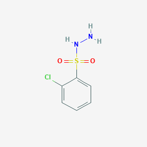Chemical structure of 2-Chlorobenzenesulfonohydrazide