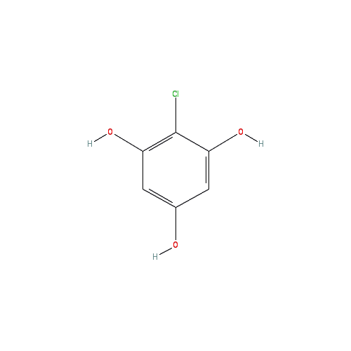 Chemical structure of 2-Chlorobenzene-1,3,5-triol