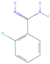 Chemical structure of 2-Chlorobenzamidine Hydrochloride