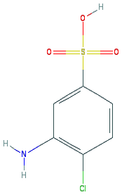 Chemical structure of 4-Chlorometanilic acid