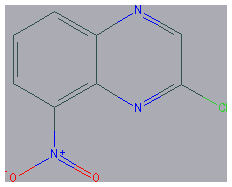 Chemical structure of 2-Chloro-8-nitroquinoxaline